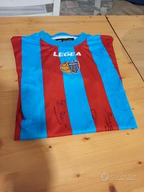Maglia vintage Calcio Catania autografata 