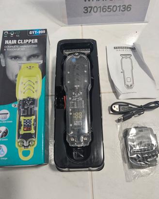 Tagliacapelli rasoio professionale uomo barba usb