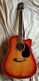 chitarra acustica ASHTON D26EQ amplificata