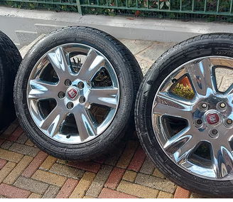 3 cerchi cromat 19" originali Freemont o Journey