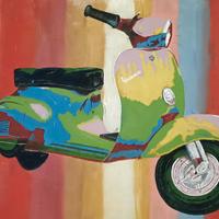 Quadro "Vespa#12" Acrilico su tela