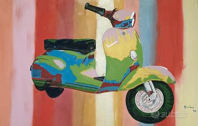 Quadro "Vespa#12" Acrilico su tela