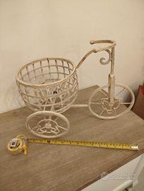 porta piantine in ferro shabby chic 