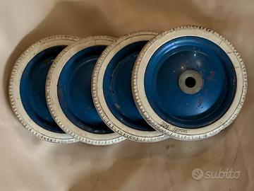 Vintage - Set di 4 ruotine diametro 10 cm