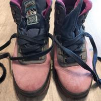 scarponi, scarpe,  da trekking rosa