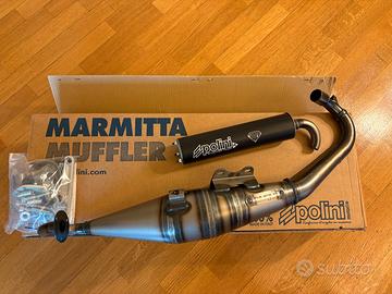 Marmitta/Scarico Muffler Polini per Iuter.