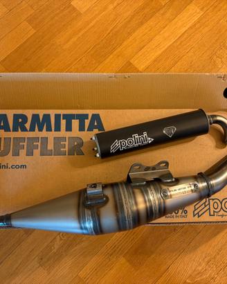 Marmitta/Scarico Muffler Polini per Iuter.