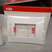 placca 3 posti, interruttori, pulsante, deviatorer