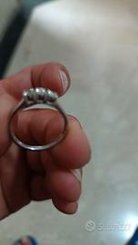 anello trilogi  e nuovo con certificato