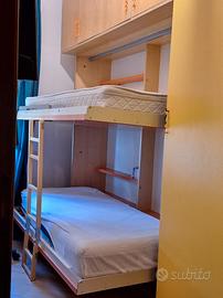 Man Camerette Letti a Castello con guardaroba 