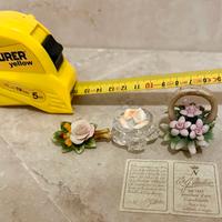 4 miniature fiori porcellana capidimonrd