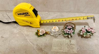 4 miniature fiori porcellana capidimonrd