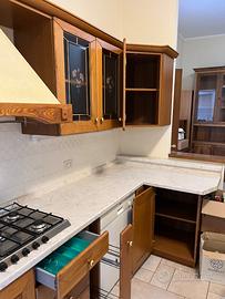 cucina in legno di rovere