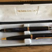 Cofanetto penna stilografica e penna Marksman
