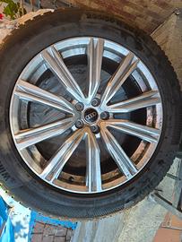 4 gomme e cerchi invernali  m+s  audi q8