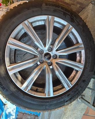 4 gomme e cerchi invernali  m+s  audi q8
