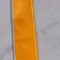 Cravatta lucida color oro