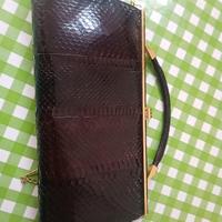 borsa vintage pelle di serpente 