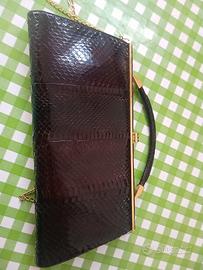 borsa vintage pelle di serpente 