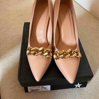 Scarpa donna nuova 39 color cipria