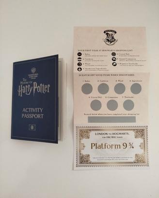 Biglietto + Libretto Harry Potter senza timbri