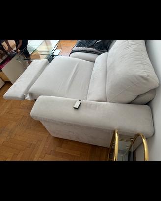 Divano Letto 6 posti con penisola + poltrona relax