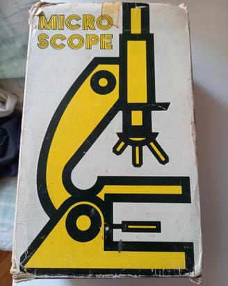 Microscopio ottico anni 60 Made in Japan