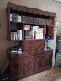 Libreria in legno massello