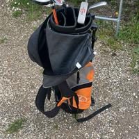 Sacca da golf con 6 ferri
