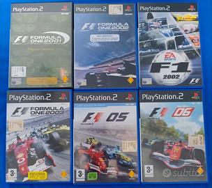 Lotto giochi Formula 1 per Play Station 2 Ps2