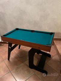 tavolo da biliardo pieghevole per ragazzi