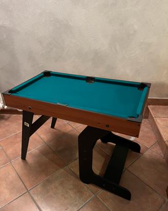 tavolo da biliardo pieghevole per ragazzi