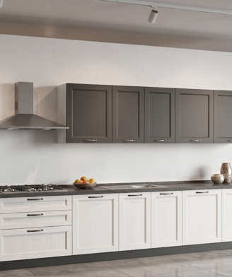 CUCINA MODERNA LINEARE SU MISURA+ELETTRODOMESTICI