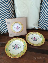 Piatti Bitossi Frutta Diametro 23,5 cm. Colore: ve