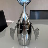 Apribottiglie in acciaio a forma di pesce