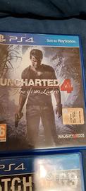 ps4 uncharted4, watch dogs, mad max e fifa 16