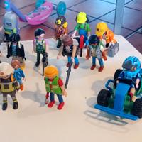 set Playmobil vari con macchina 