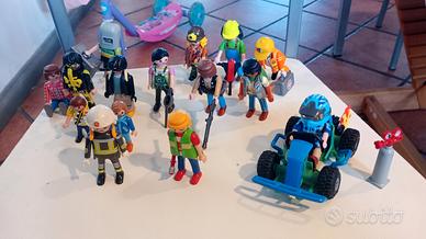 set Playmobil vari con macchina 