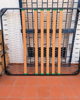 rete matrimoniale misto rete e doghe