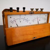 Voltmetro Amperometro Simen Milano Vintage