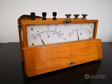 Voltmetro Amperometro Simen Milano Vintage