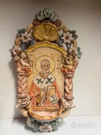 Acquasantiera san nicola di bari