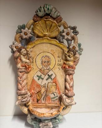 Acquasantiera san nicola di bari