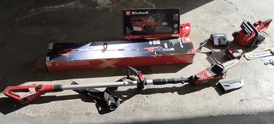 Motosega con batteria+ motosega allungabile