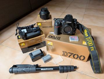 Kit fotografico Nikon D700+MB-D10