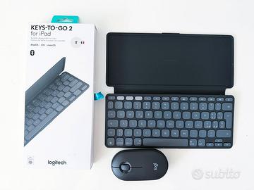 Logitech Keys-to-Go 2 iPad + Pebble 2 M350s Nuovi