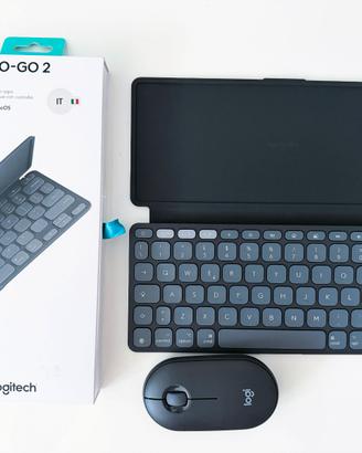 Logitech Keys-to-Go 2 iPad + Pebble 2 M350s Nuovi