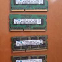 Lotti 2gb o 4 gb Ram DDR3 per notebook pc