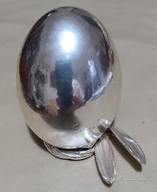 Piccolo soprammobile decorativo in argento laminat