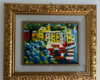 A. Faccincani 60x80 marina di Portofino